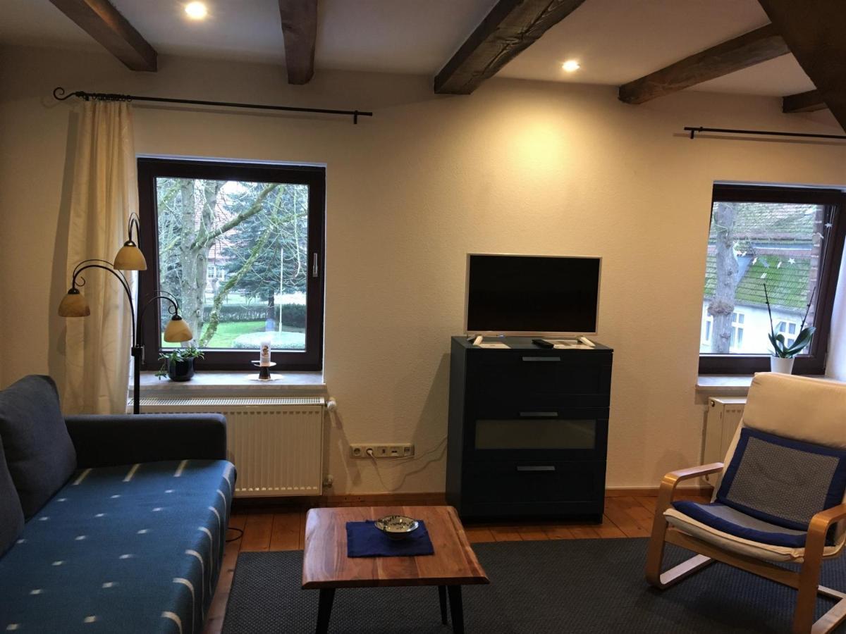 Ferienwohnung Kastanienblick Oder Parkblick, Oder Unser Radlerzimmer! Ziethen  Buitenkant foto